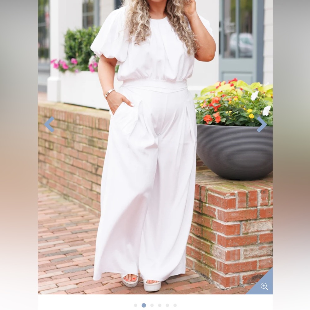 NWT Passing the street pants white Xl/1X